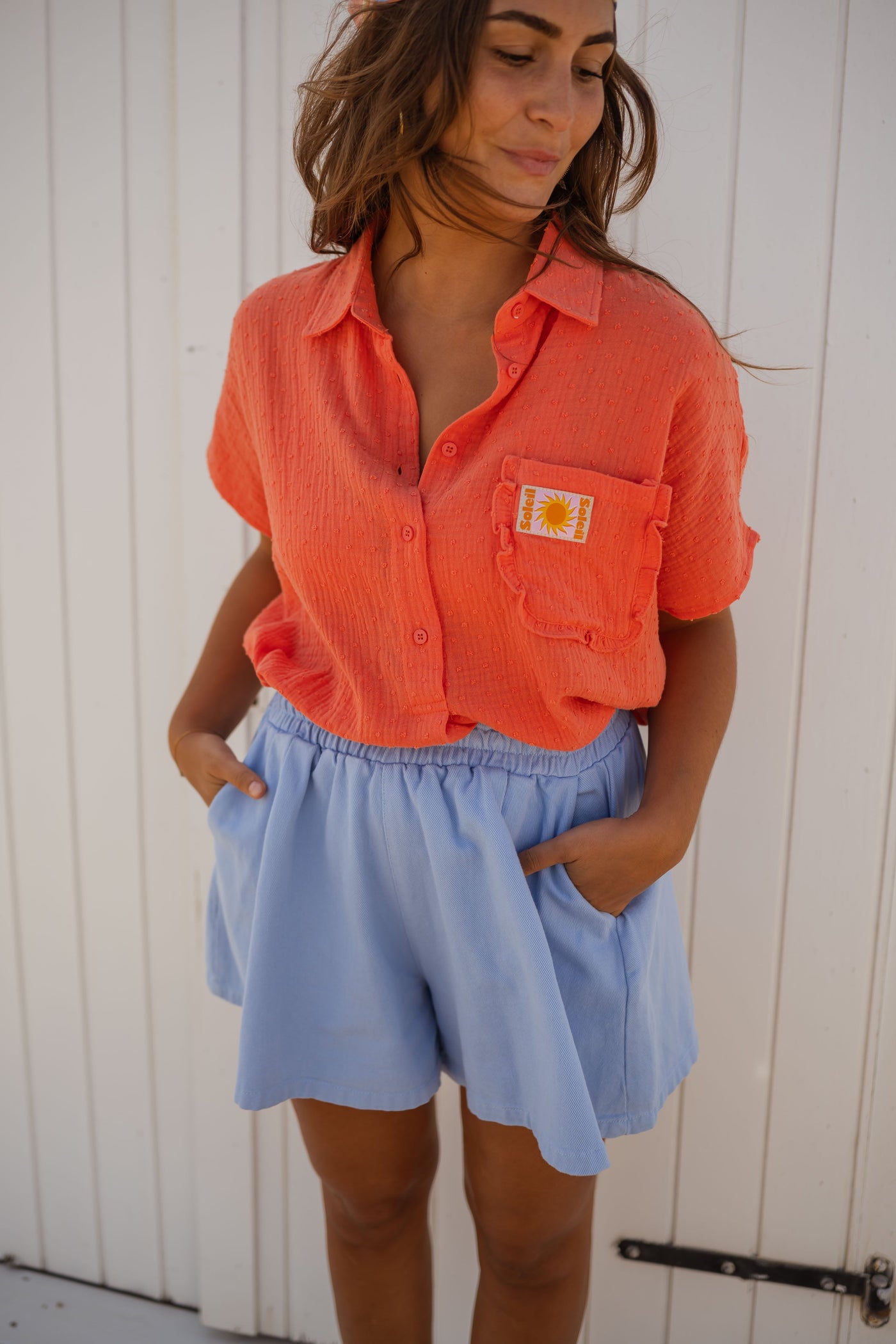 Atticus | Chemise Jakie - korallenfarben