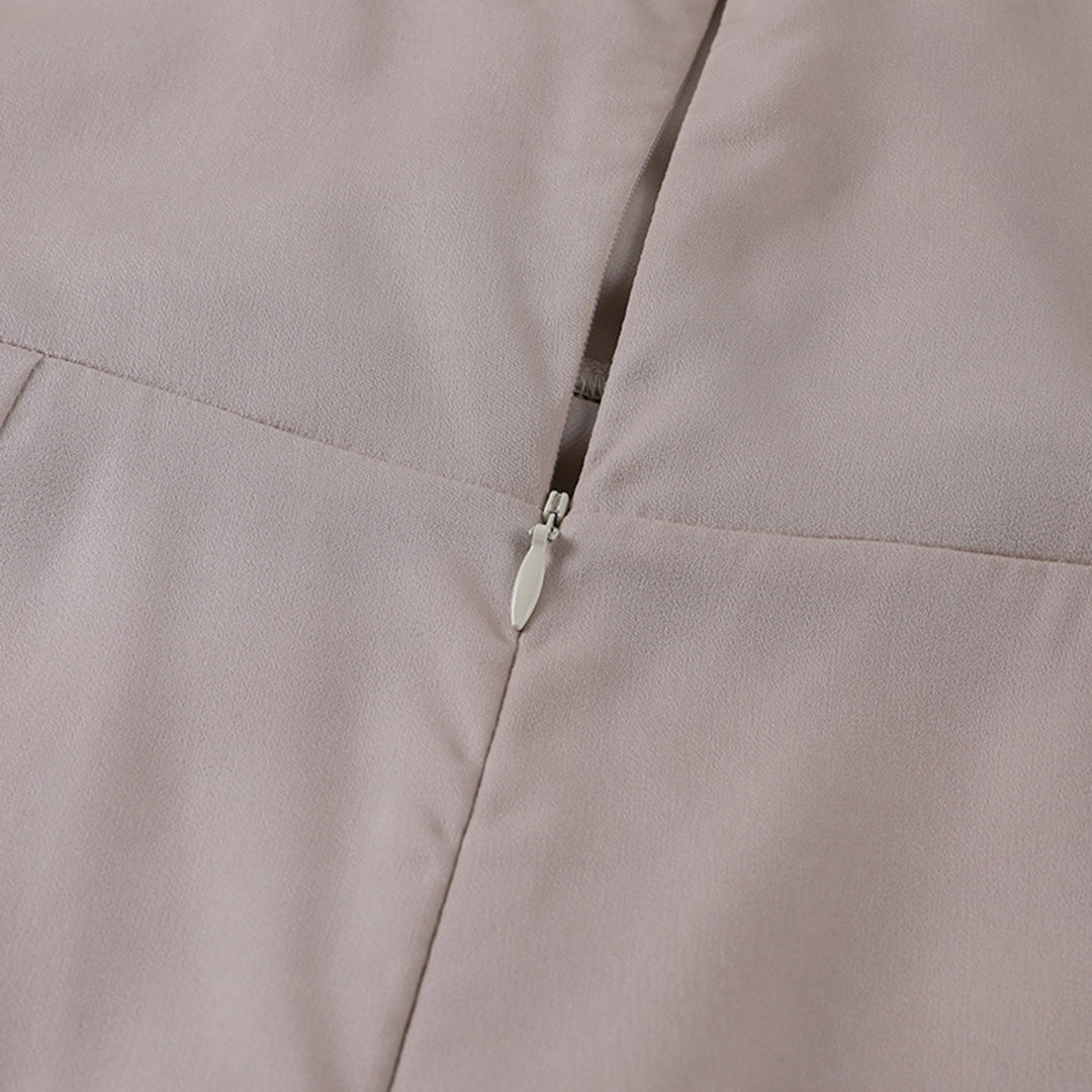 Midnight Cotton | Elegantes Midikleid Mit Hohem Schlitz