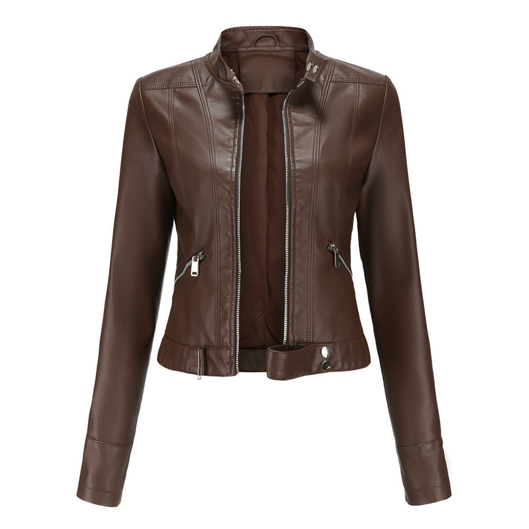 Stilvolle Damen Lederjacke in klassischem Design – Marlene