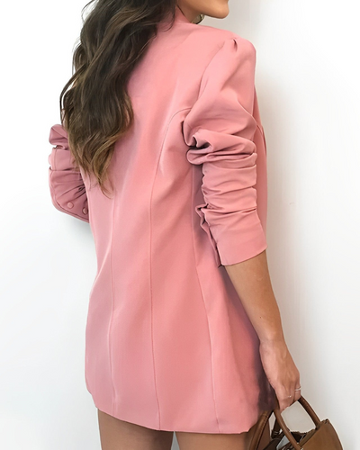 Damen Blazer Set 3-in-1 Aus Leichtem Stoff Lässig Und Komfortabel