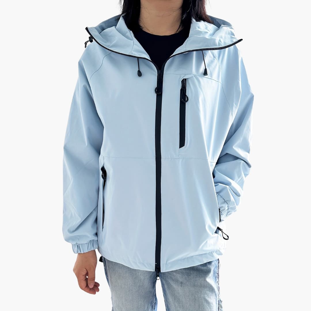 Damen jacke mit Kapuze und Reißverschlusstaschen