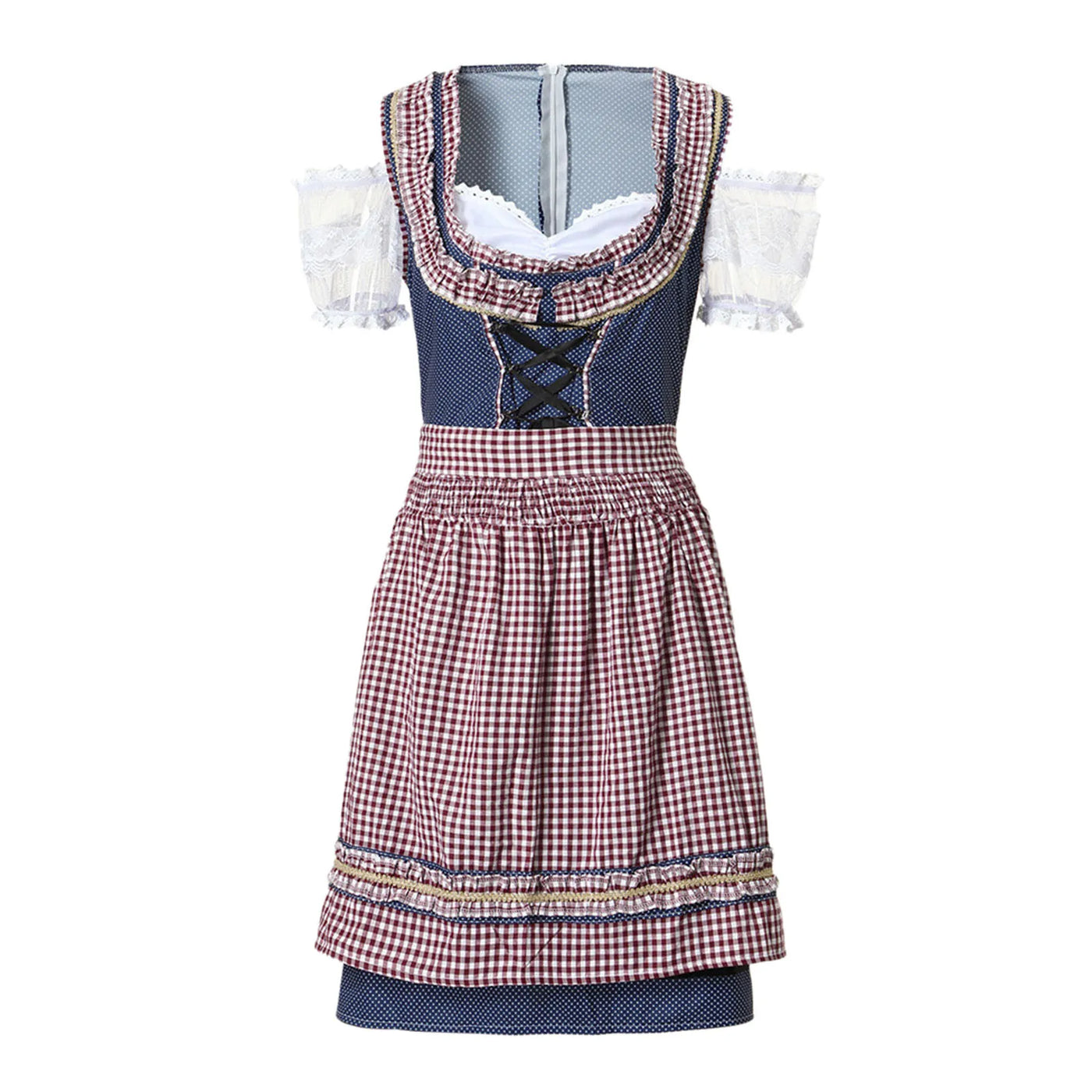 Damen Traditionelles Deutsch Oktoberfest Dirndl Kleid