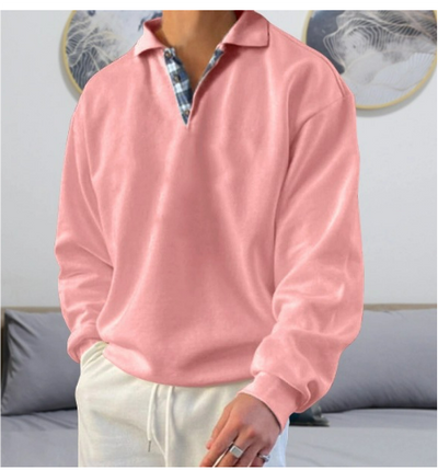 Eleganter Freizeitpullover mit stilvollem Kragen