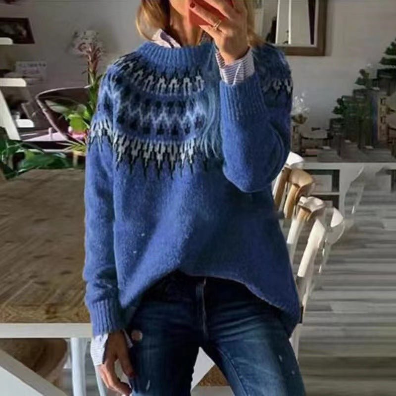 Gemütlicher Fair-Isle Pullover für Wintertage