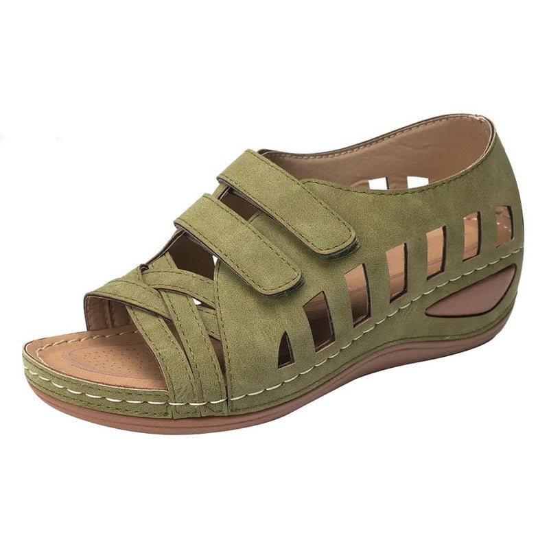 Jas - Sandalen Damen Atmungsaktiv Cut-Out Sommer