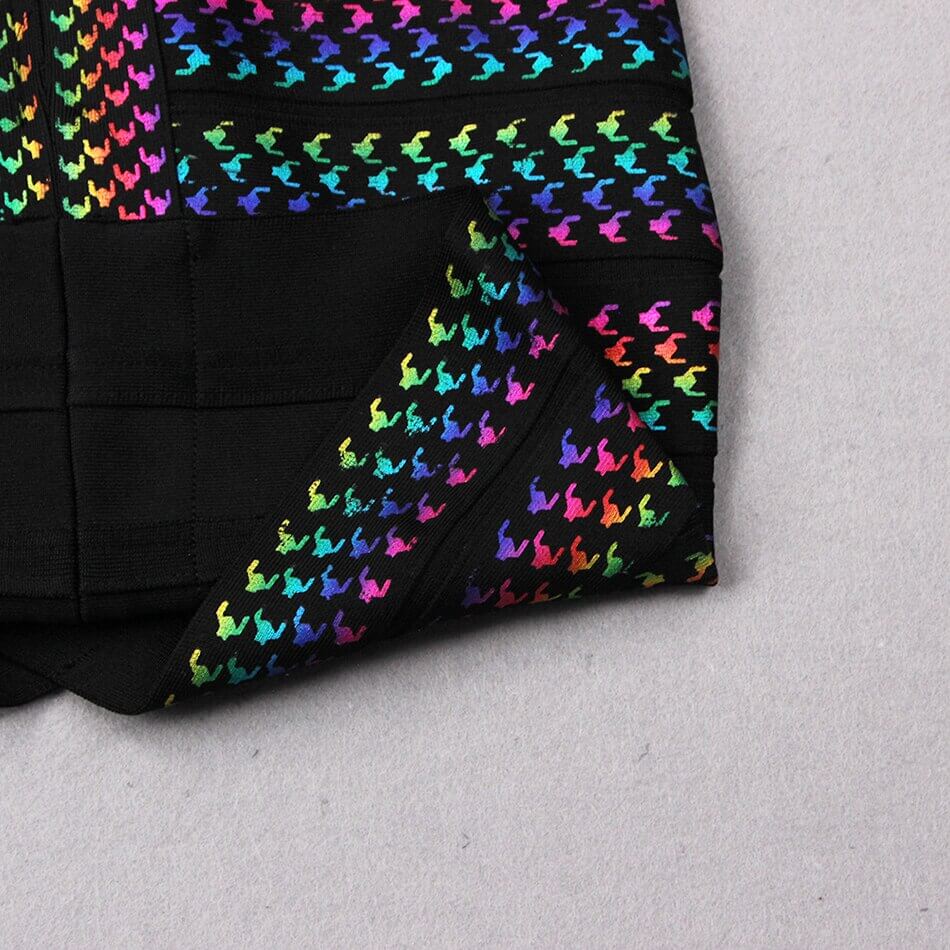 Trendy Gestreiftes Bodycon Minikleid für Damen – Liana