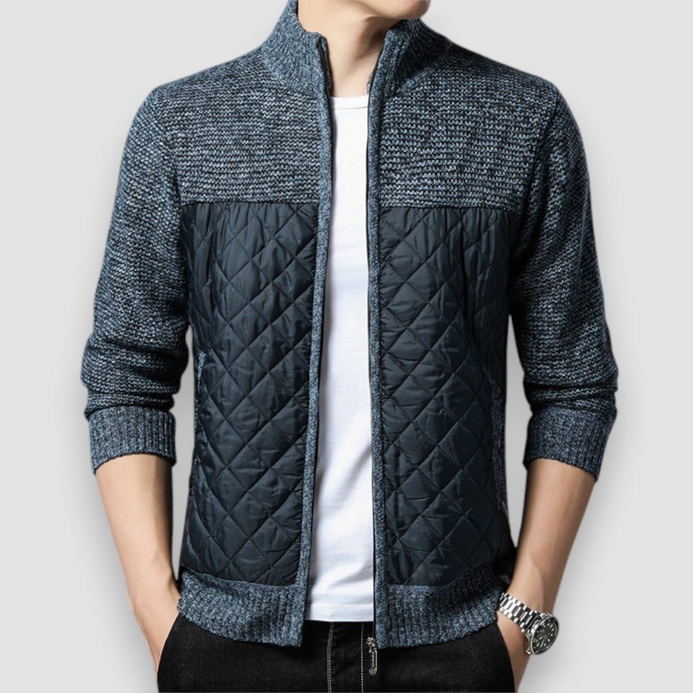 Marbles | Quilted Knit Jacket