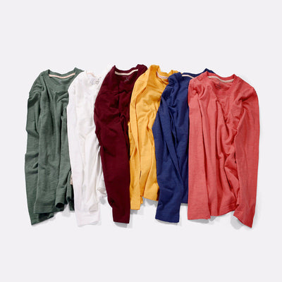 Langärmelige Herren Bluse aus Baumwolle