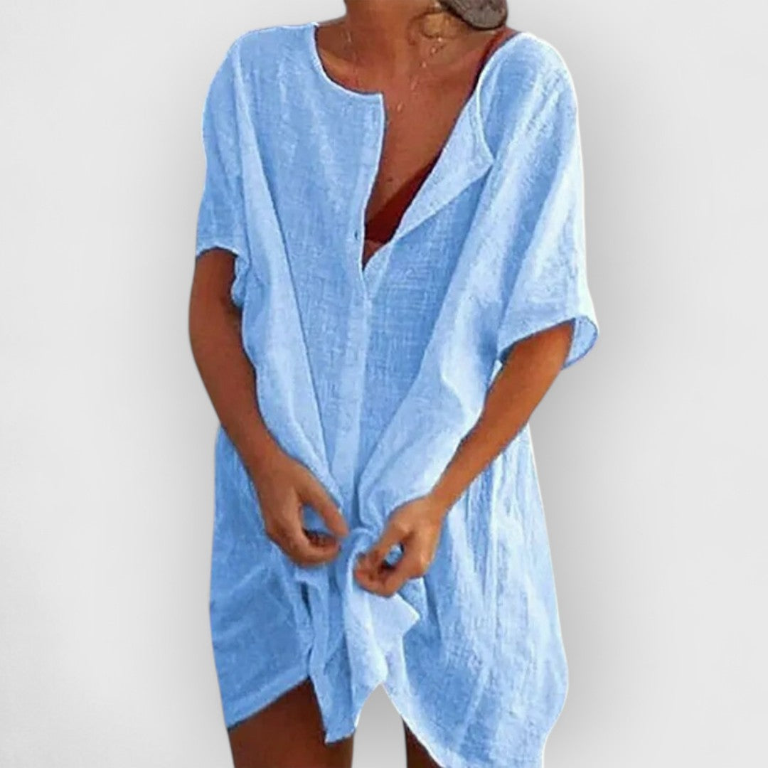 Vera | Kurzes Baumwollkleid