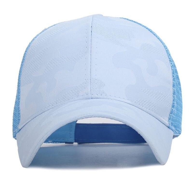 Trendige Damen Baseballcap mit Zopfloch & Klettverschluss – Leona (1+1 GRATIS Aktion)