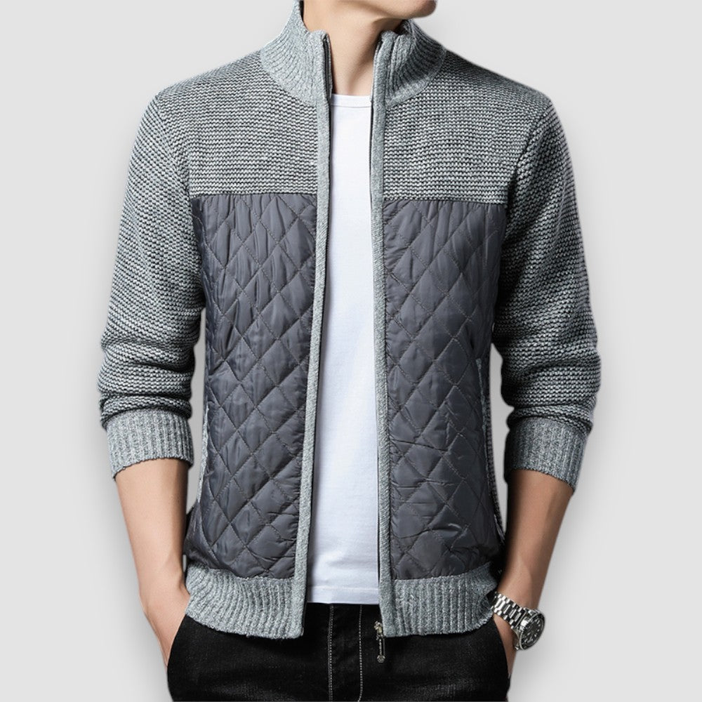 Marbles | Quilted Knit Jacket