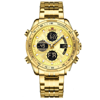 Elegante Herren Armbanduhr Marine