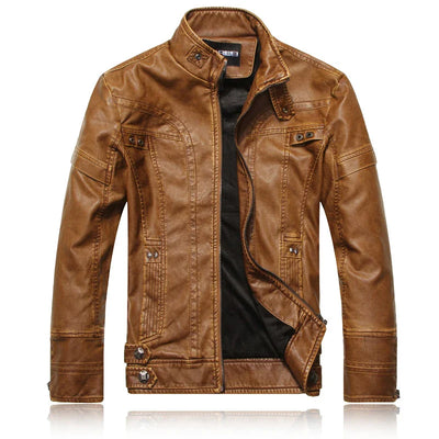 Duke™ Bikerjacke aus Leder