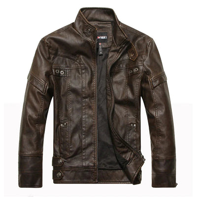 Duke™ Bikerjacke aus Leder