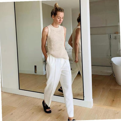 Khalea - Gestricktes Ärmelloses Top Damen