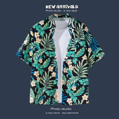 Karly | Herren Tropenwelle Strandhemd