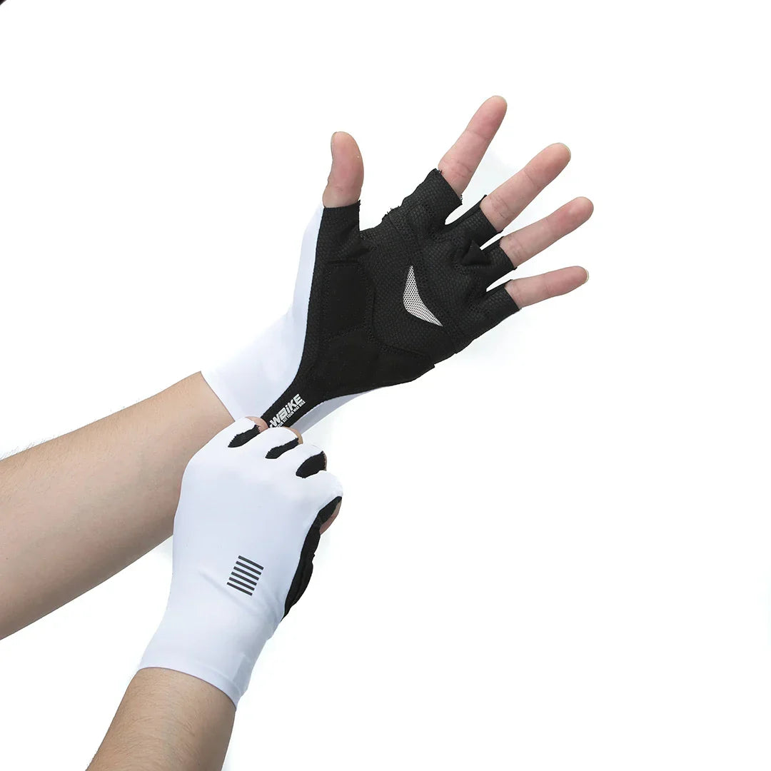 Avelena | Unisex Halb-Finger Mtb Fahrrad Atmungsaktive Handschuhe