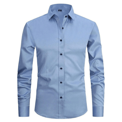 Herren Stretchhemd Komfortabel Atmungsaktiv