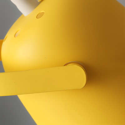 Macaron Tischlampe - Skandinavische gelbe Schreibtischlampe