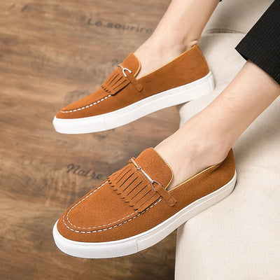 Elegante Herren Wildleder Loafer