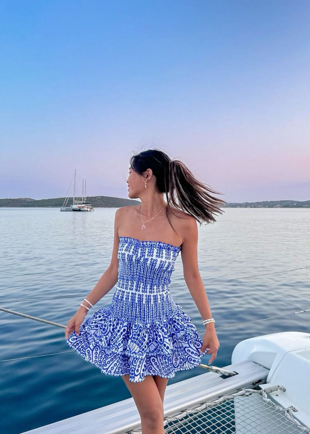 Nevaeh | Dolce Kleid - Blau