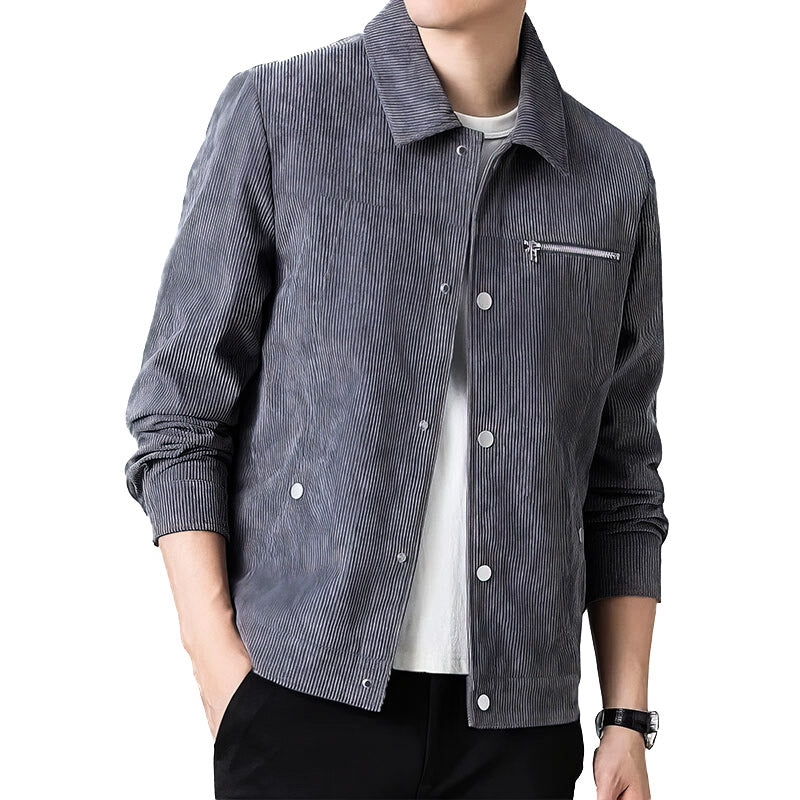 Hochwertige Herren Kord Übergangsjacke Klassisch