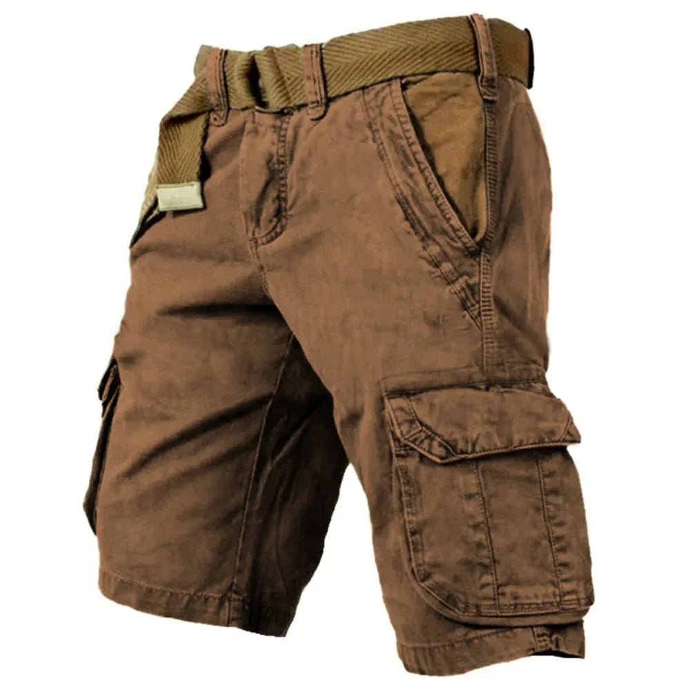 Roland | Herren Cargo Shorts aus Baumwolle mit Praktischen Cargotaschen