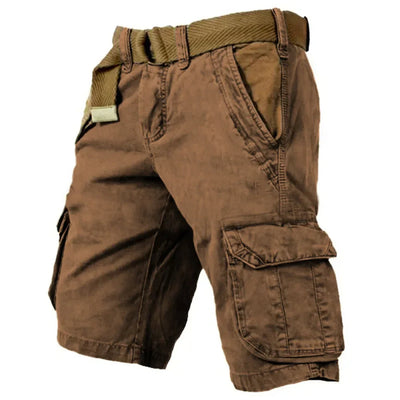 Roland | Herren Cargo Shorts aus Baumwolle mit Praktischen Cargotaschen