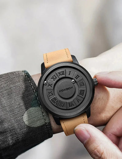 Elegante Herren Quarz-Armbanduhr