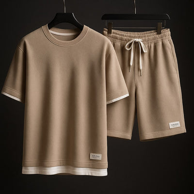 Waffelstrick Herren Loungewear Set