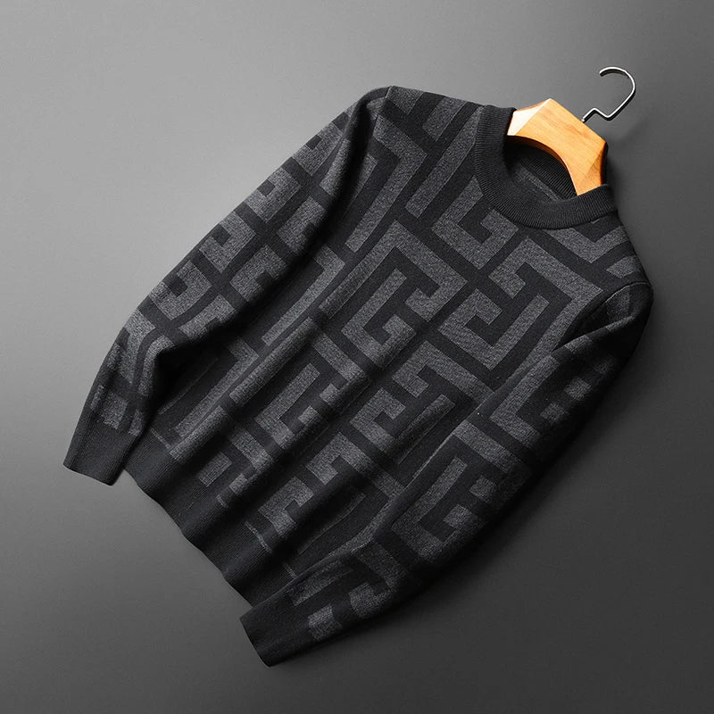 Klassischer Herren Strickpullover