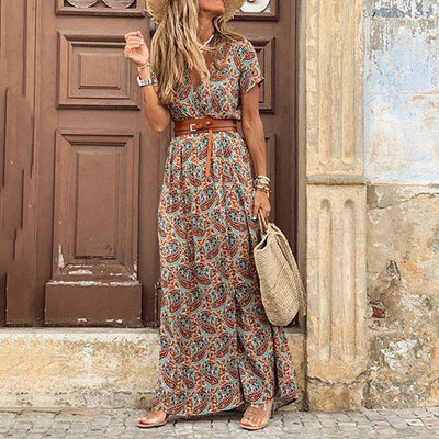 Boho-Maxikleid mit Muster Damen – Thalia