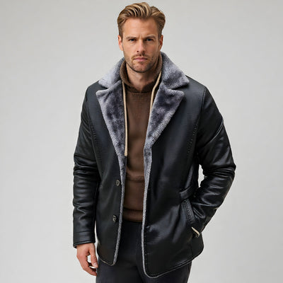 Herren Lederjacke - Klassischer Schnitt