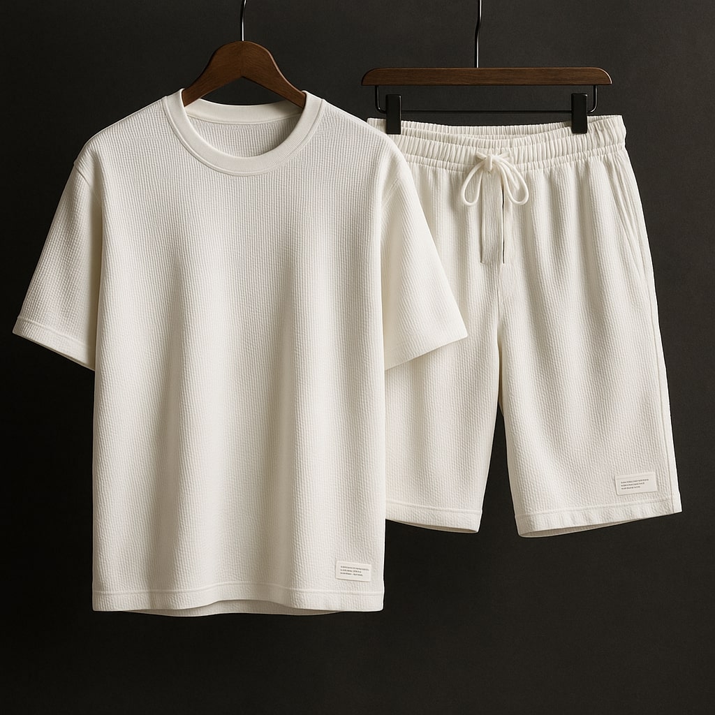 Waffelstrick Herren Loungewear Set