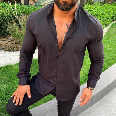 Loïs | Schlichtes Herrenhemd aus Leinen