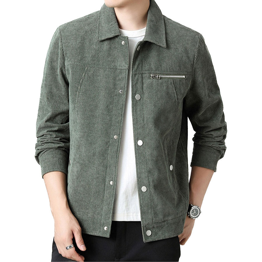 Hochwertige Herren Kord Übergangsjacke Klassisch