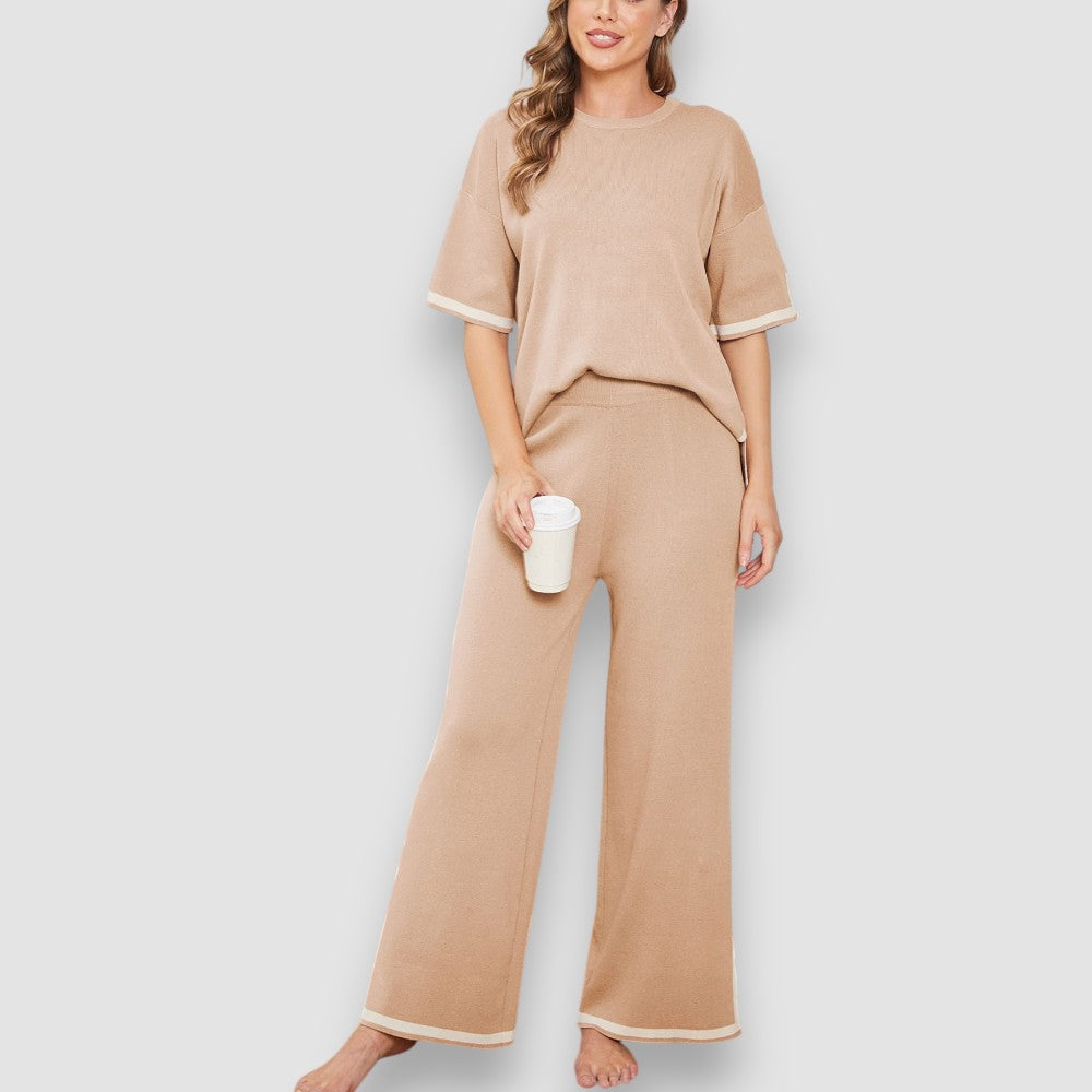 Esme | Edles elastisches Strick-Lounge-Set