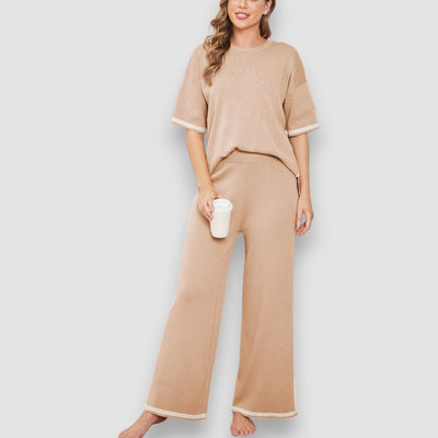 Esme | Edles elastisches Strick-Lounge-Set