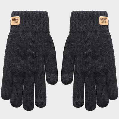 Avelena | Strickthermische Winterhandschuhe -Touchscreen Vollfinger