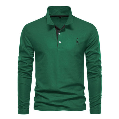 Langarm Herren Polo Pullover