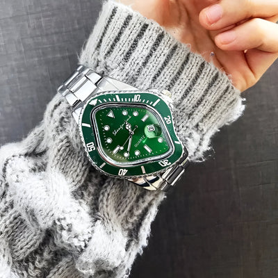 Asymmetrische Herren Armbanduhr Künstler Edition