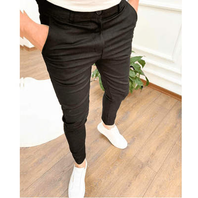 Herren Klassische Stretch Chino Hose - Komfortabel und Flexibel