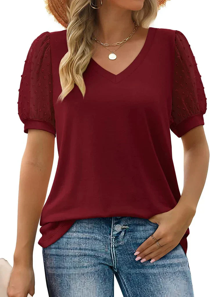 Mae - Damen Top Trend Chic Vielseitig