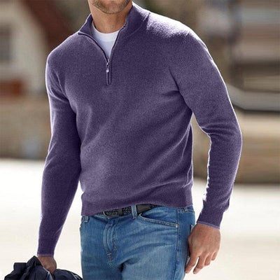 Ortwin | Elegante Pullover mit Reißverschluss