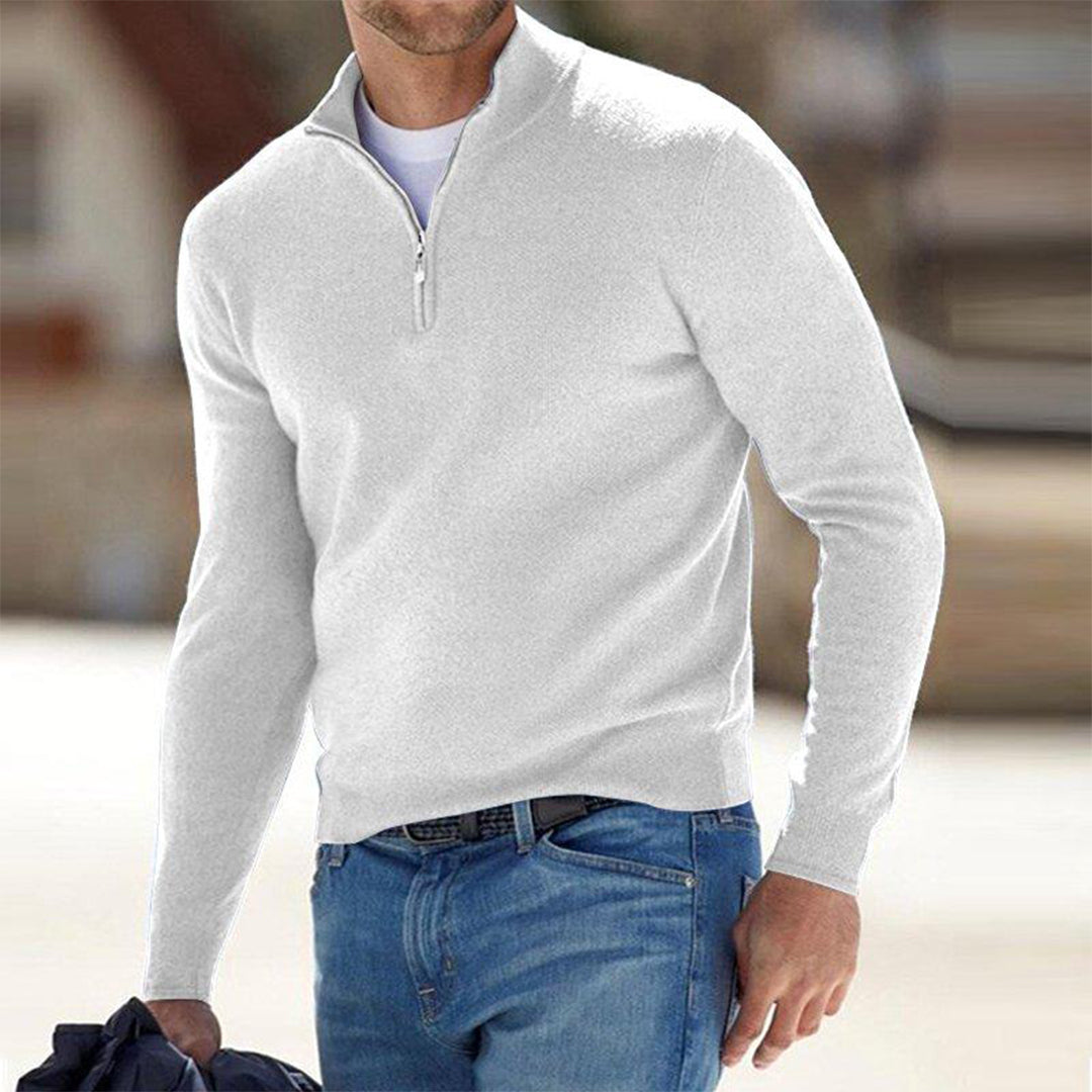 Ortwin | Elegante Pullover mit Reißverschluss