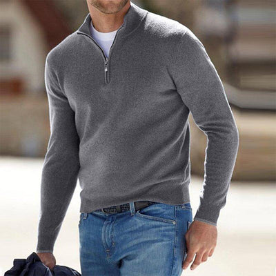 Ortwin | Elegante Pullover mit Reißverschluss