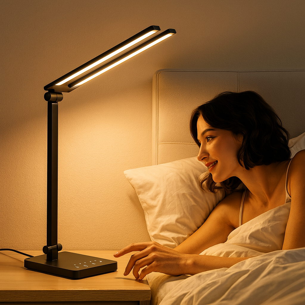 Luméno | Verstellbare, faltbare LED-Schreibtischlampe