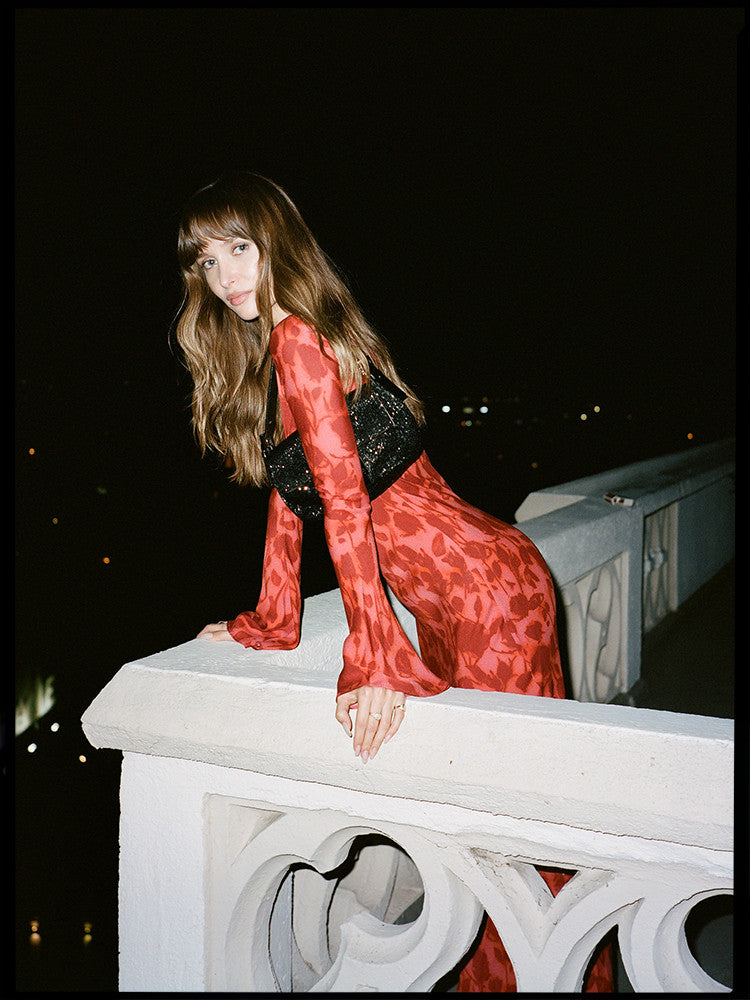 Bianca | Maxikleid Langarm Sommer Damen