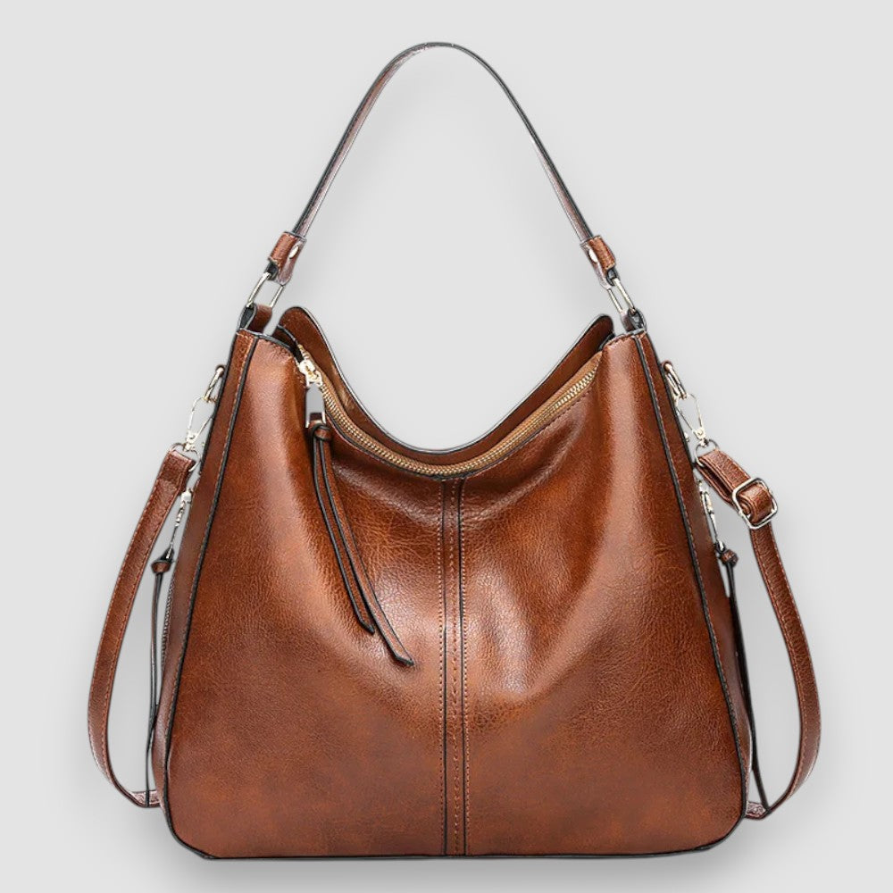 Aubri | Schicke Große Leder-Tragetasche