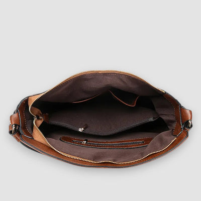 Aubri | Schicke Große Leder-Tragetasche